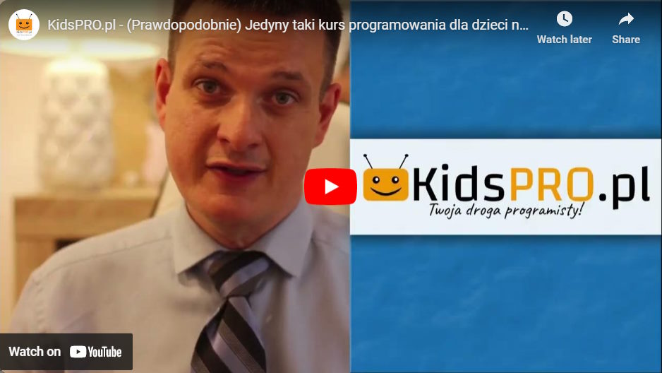 KidsPRO.pl - Jedyny drużynowy kurs programowania dla dzieci