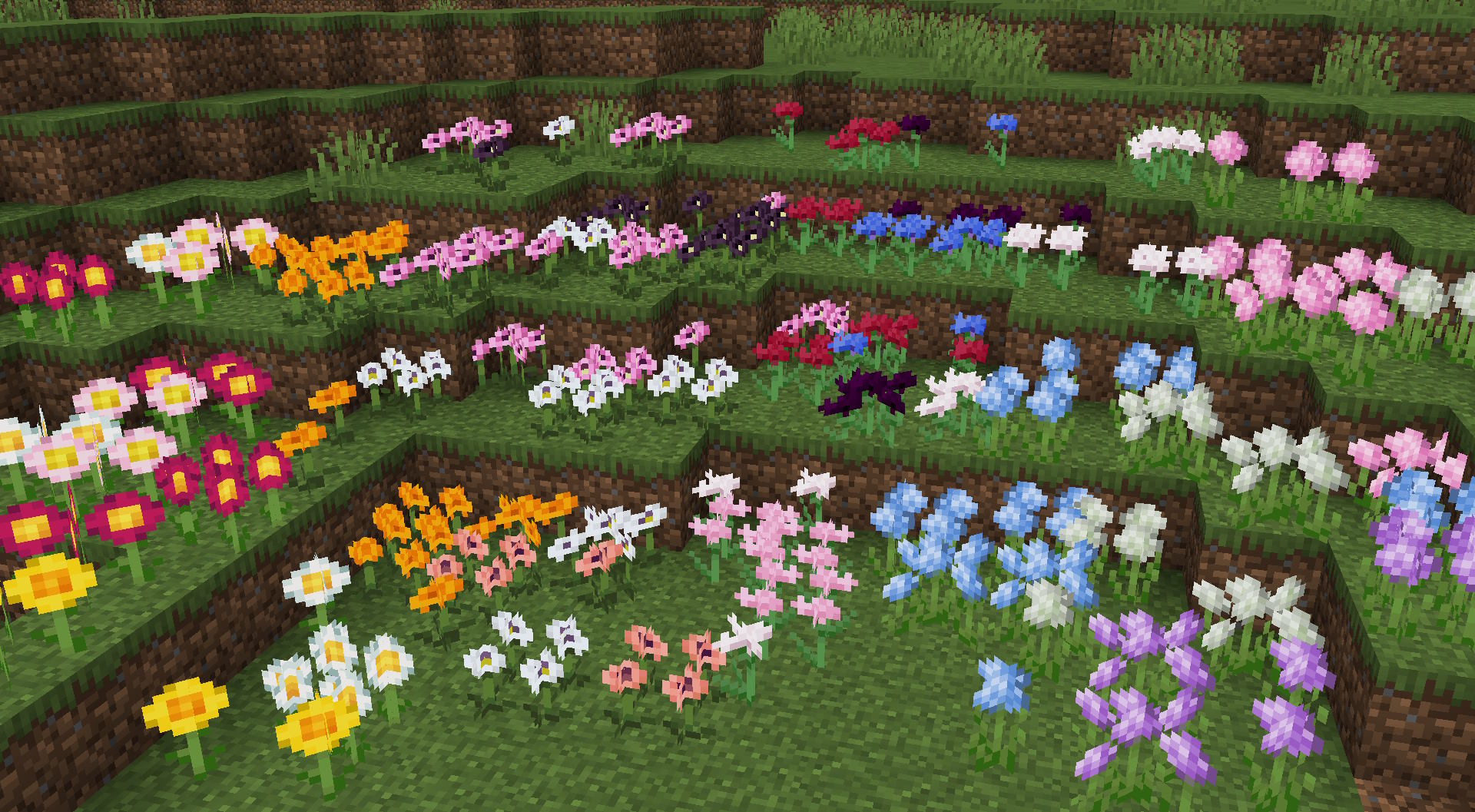 Kwiatki trudne do nazwania Minecraft